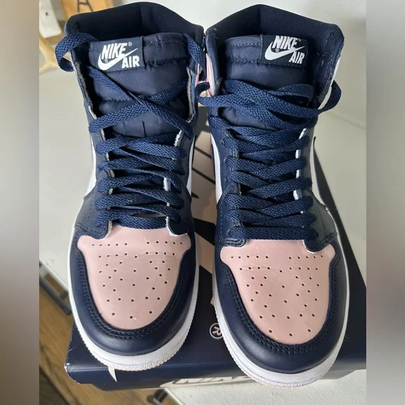 Nike Air Jordan 1 Retro High OG "Atmosphere" (Bubblegum) - Women's 9 - Picture 4 of 10